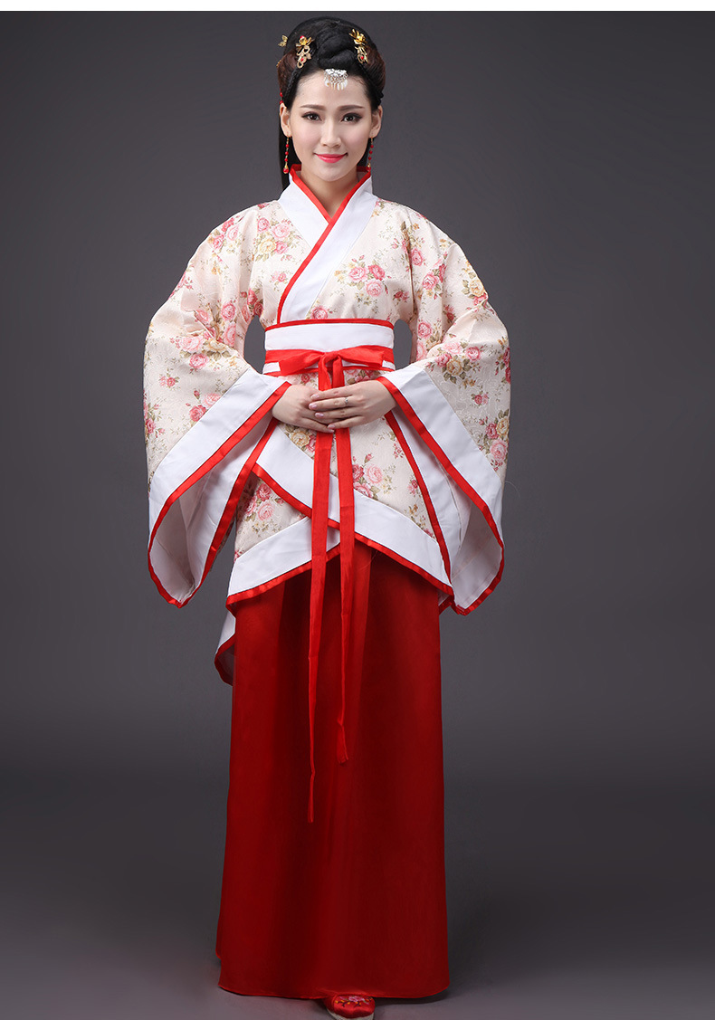 汉服古装女款正规单双绕曲裾襦裙秦汉影楼摄影装汉唐成人礼服