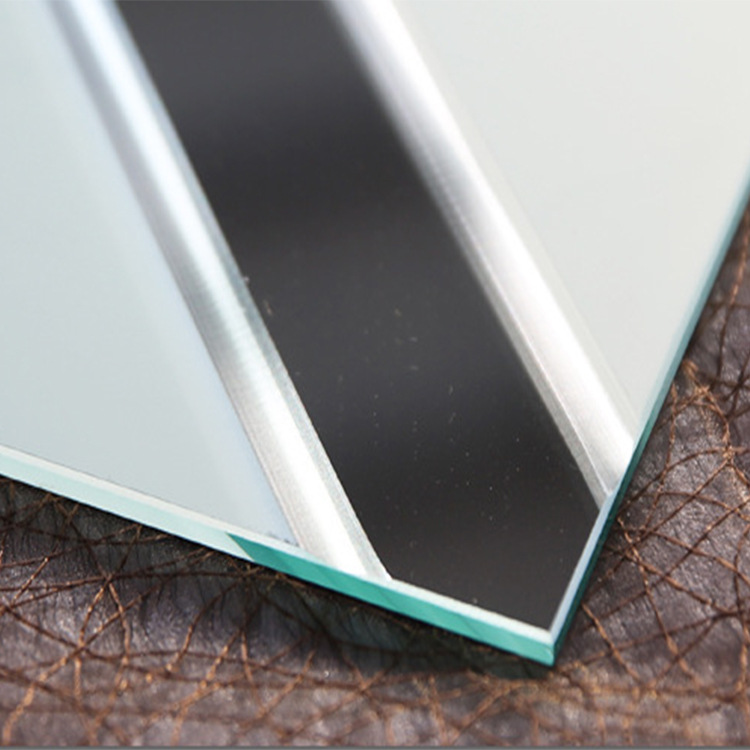 厂家定制 普通银镜 夹胶装饰安全银镜 欧州灰 茶镜 工艺蒙砂丝印