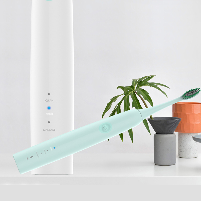 情侣超声波震动无线感应充软毛智能三档自动磁悬浮电动牙刷