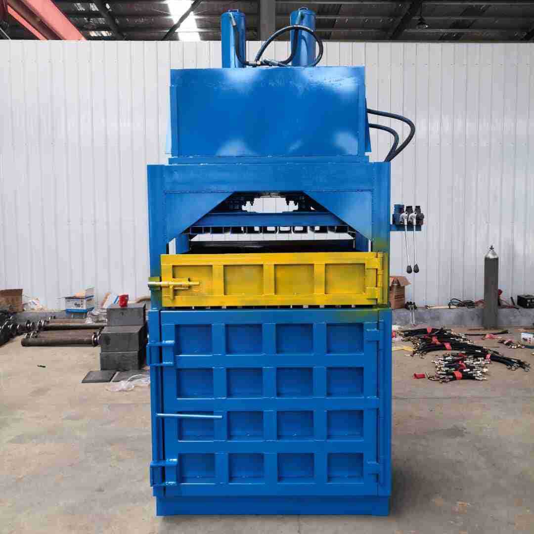 40吨液压打包机立式小型废纸箱铁皮塑料瓶压缩机废品站金属压块机