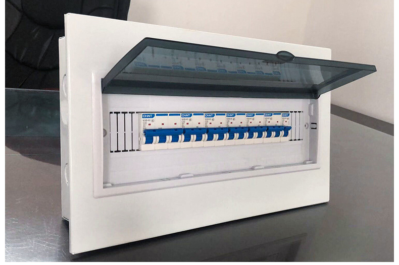 鲁信 铁面梅兰豪华型pz30配电箱 暗装金属家用照明低压配电回路箱