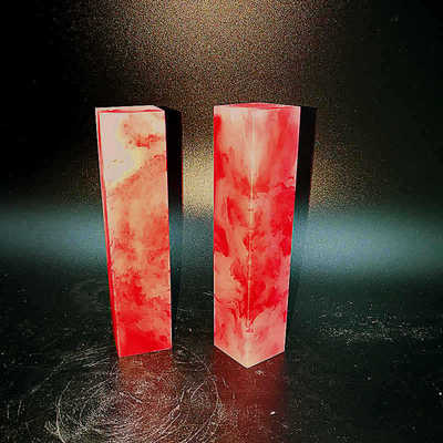 巴林鸡血石人造昌化鸡血印章玉玺书法篆刻章料福建源头批发