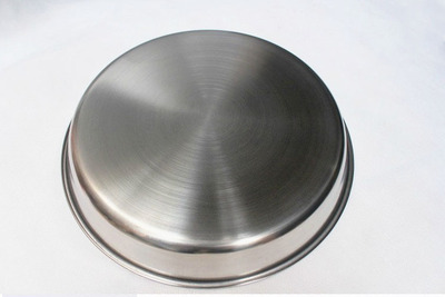 加厚304不锈钢圆形超大盘子托盘凉皮糕盘蒸盘菜盘平底盘花盆底盘