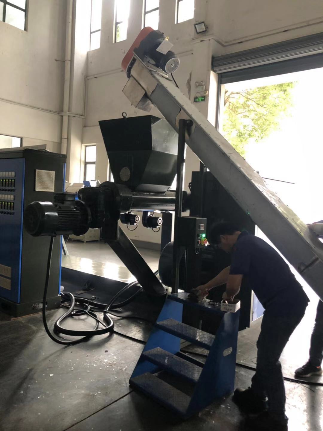 燿安厂家子母型号的塑料造粒机单双螺杆造粒生产线二次回收抽粒机