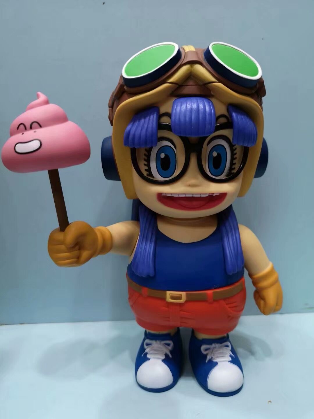 iq博士 阿拉蕾 飞机师小云 拿便便 盒装手办 搪胶公仔