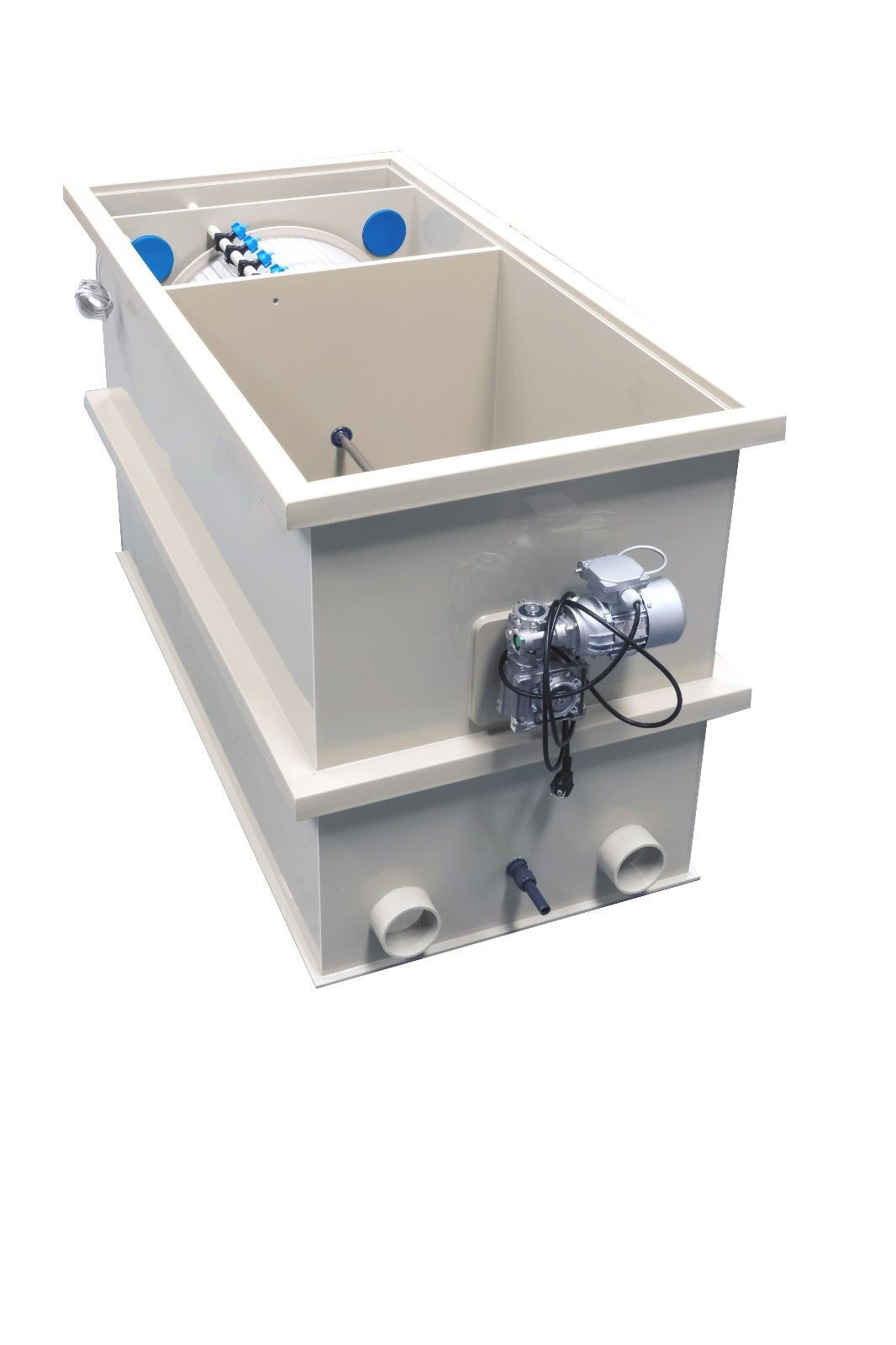 水产养殖箱式滚筒微滤机 工厂化全自动循环水养殖备鱼池过滤设备