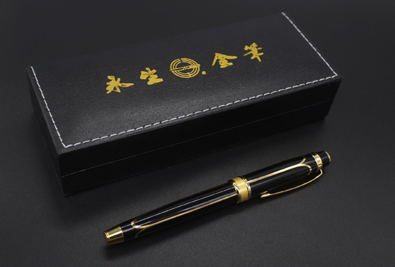 永生钢笔套装1102正品暗尖钢笔细尖商务礼品办公学生书法订制logo
