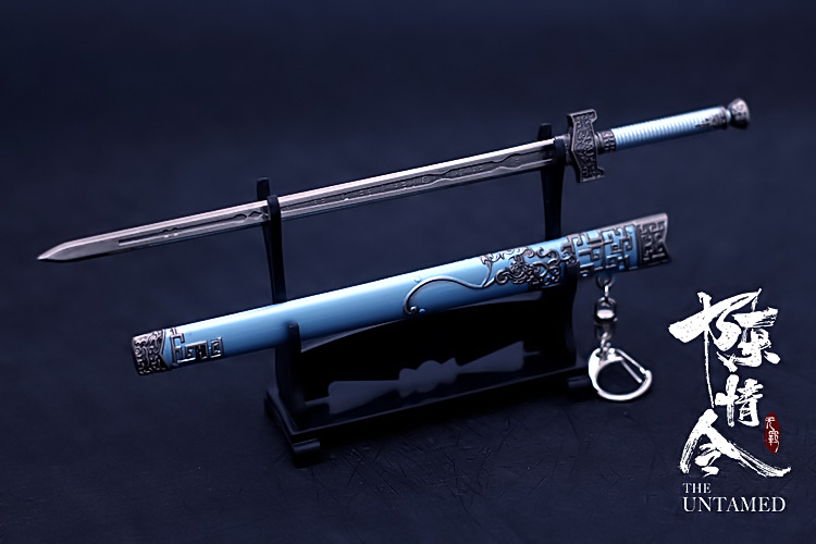 产品种类:魔道陈情令武器扣-魏无羡随便剑 蓝忘机避尘剑 江澄三毒剑