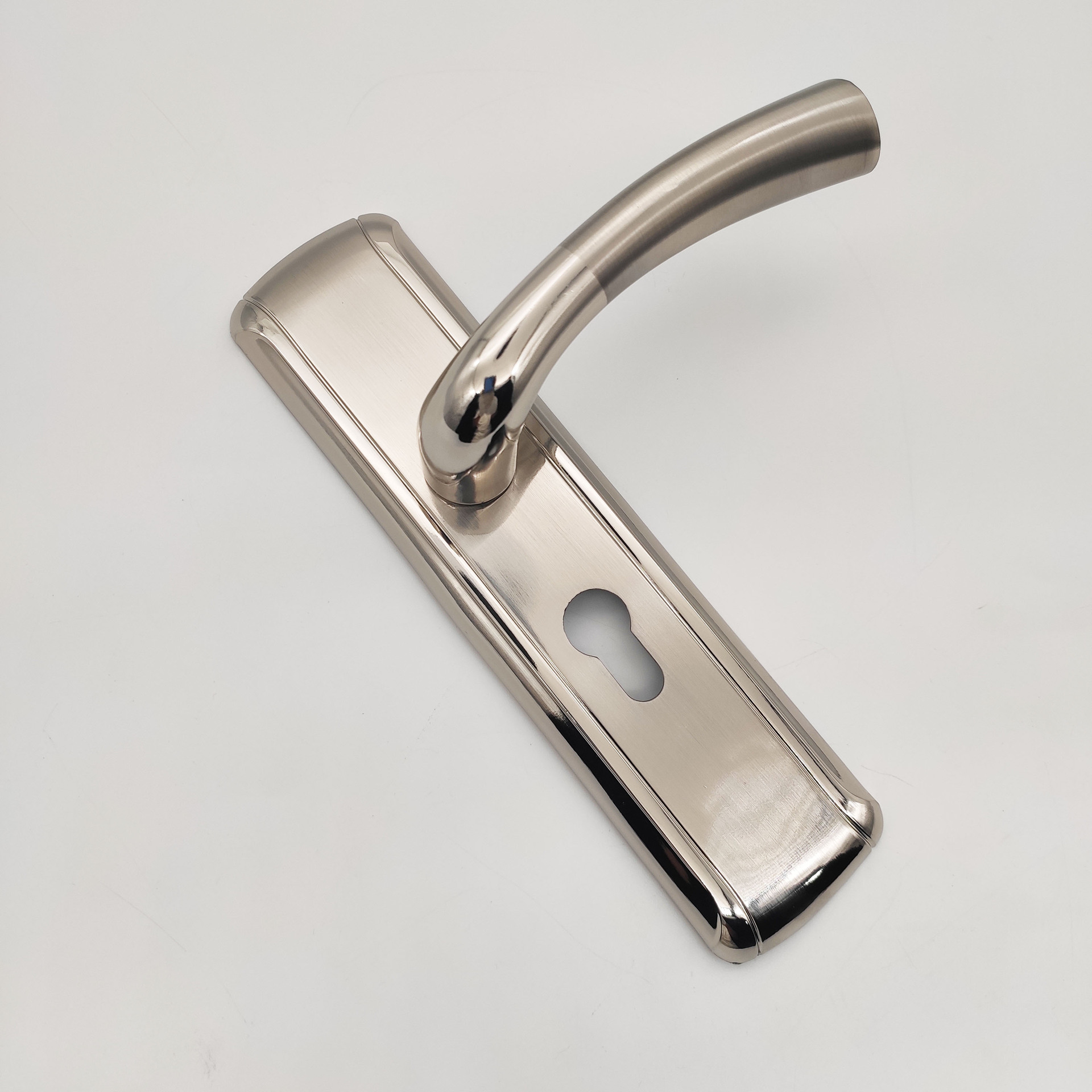 拉丝卧室门锁具 木门执手锁 卧室门压把锁 室内门锁具 厂家直销零