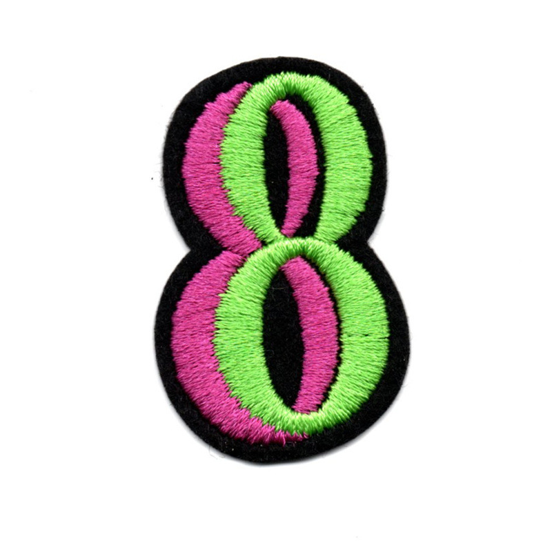 电脑绣花布贴批发 1-10数字球服号码标记号标服装辅料刺绣补丁