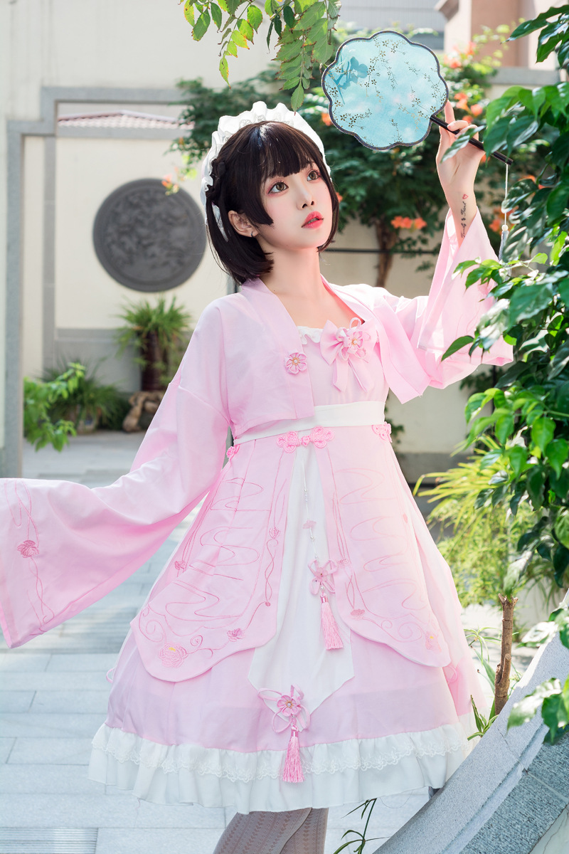 汉元素刺绣lo裙 lolita裙 jsk op