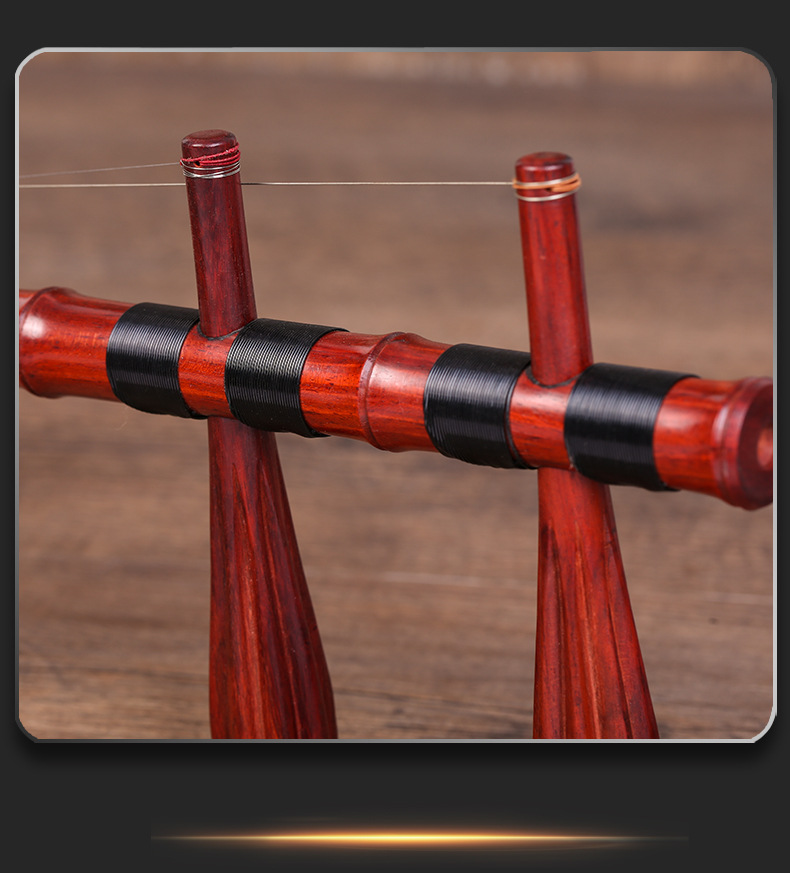 紫檀京胡苏州京胡乐器紫檀木轴西皮二黄京胡乐器初学练习琴送配件