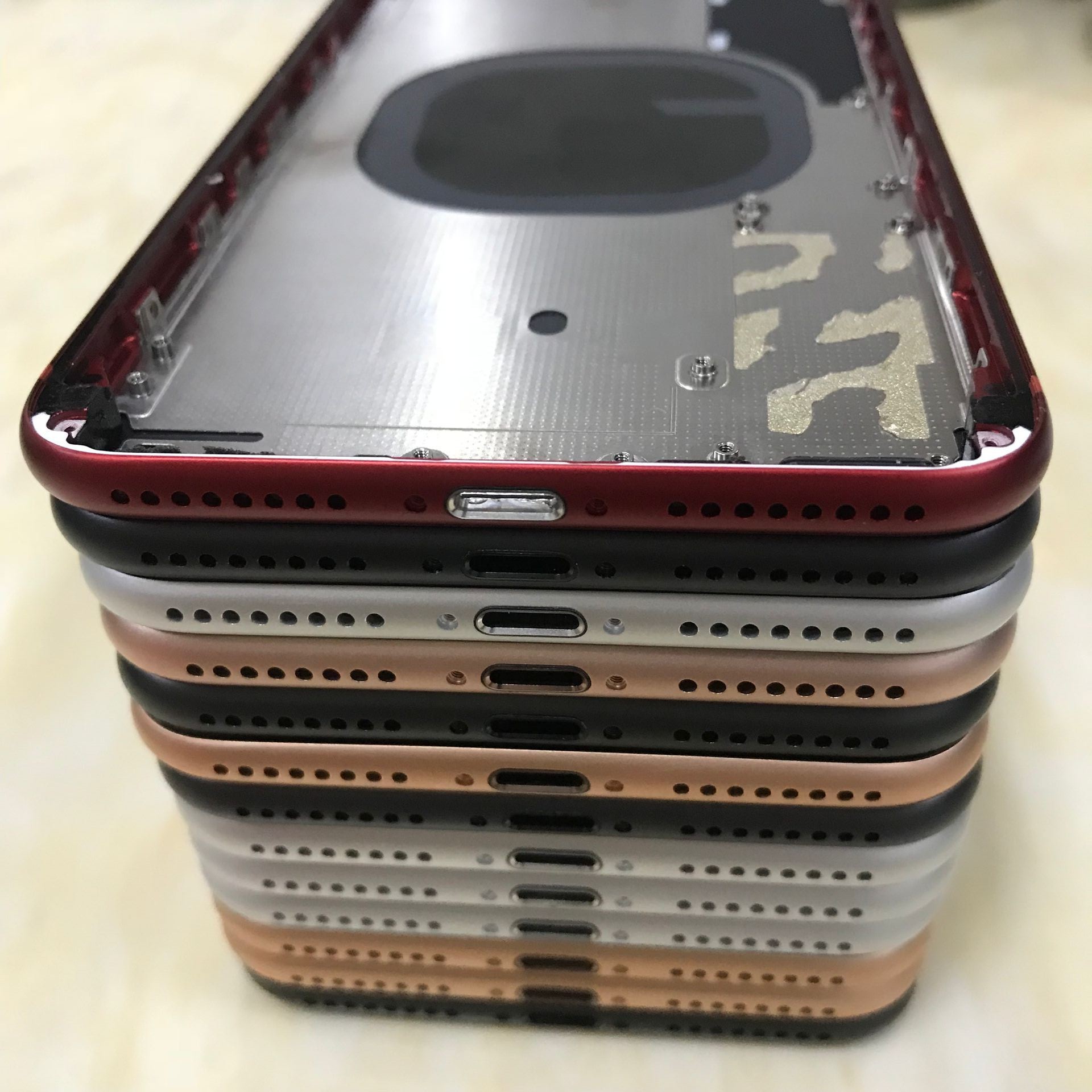 适用于苹果8代后盖总成 iphone8x中框8plus后壳玻璃xs max xr外壳