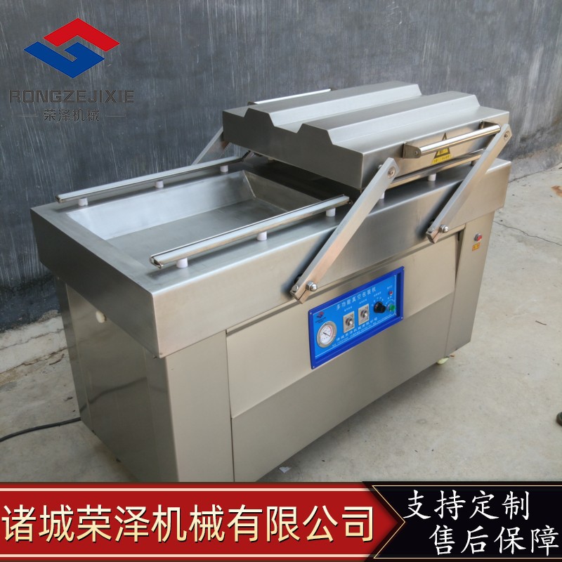 宠物食品真空包装机动物饲料600型封口机狗粮下凹塑料袋封包机
