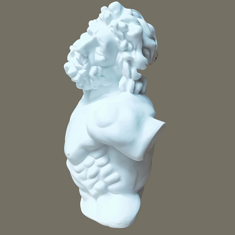 15cm高拉奥孔头像小树脂石膏雕像欧式风格雕塑摆件素描用美术用品