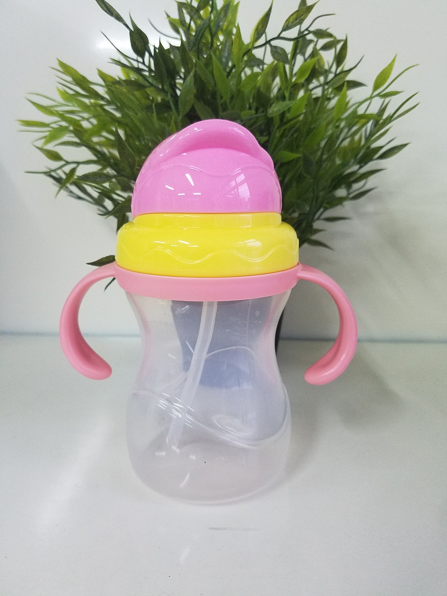 儿童吸管杯 儿童训练饮水杯 婴儿吸管式防漏防摔水杯