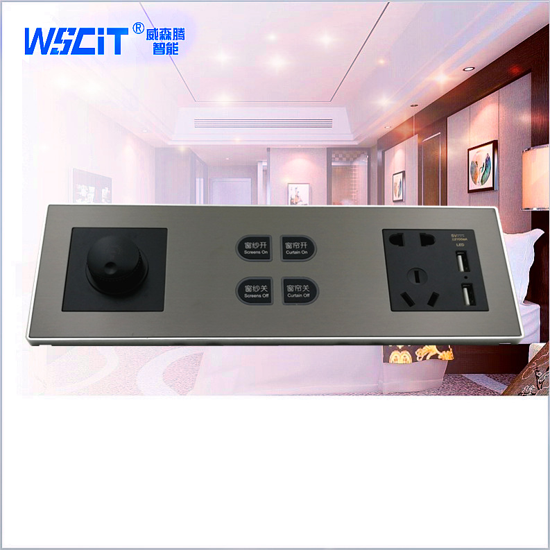 半岛款强电rs485轻触开关智能酒店客控系统开关智能触控开关-阿里巴巴