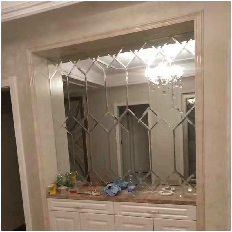 厂家直销ktv拼镜玻璃 客厅装饰拼镜 拼镜工艺背景 定制拼镜