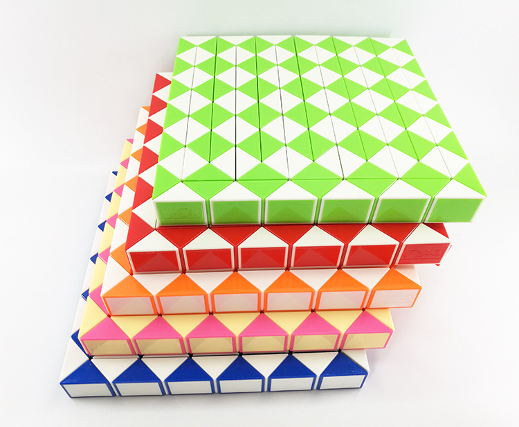 【百变魔王144段魔尺】新乐新百变魔尺魔方麦咭益智儿童玩具批发