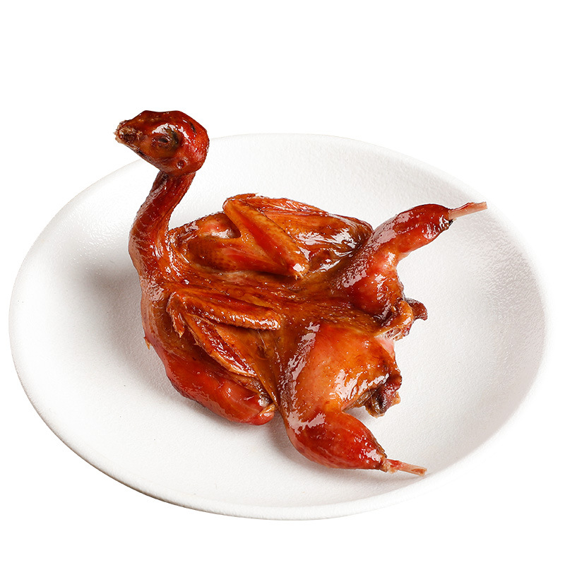 四川腊肉农家自制烟熏鹌鹑桔皮香熏鹌鹑高级礼品袋 3只装 210克