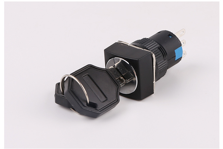 合力佳 16mm按钮开关按压开关 保持式按钮开关la16f-11y 厂家直销