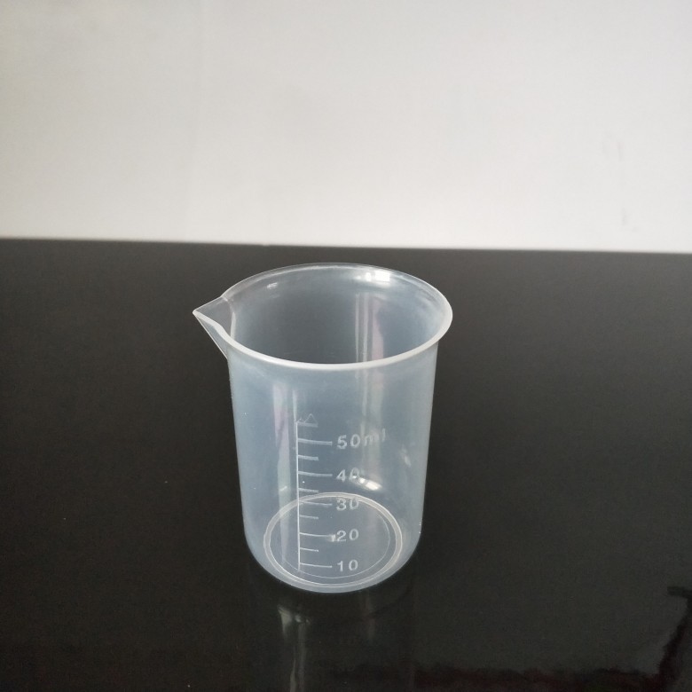 量杯 塑料烧杯 50ml量杯 pp烧杯 刻度杯 实验室量杯 带嘴塑料量杯