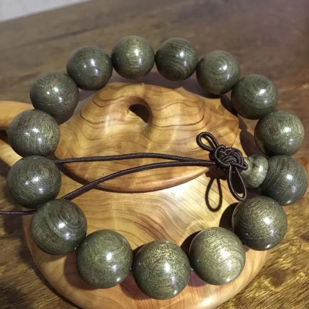 正宗金丝楠阴沉木手串乌木男士文玩手串木制品木质工艺品佛珠手串