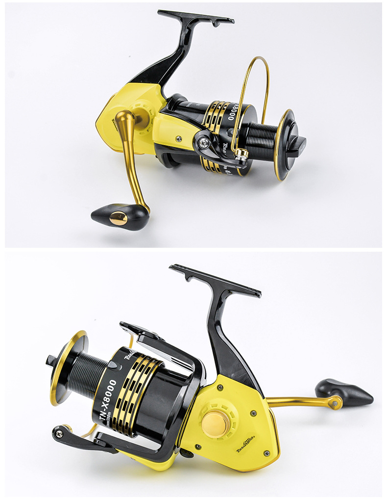 德岛tn-x鱼轮鱼线轮大型渔轮10轴金属线杯纺车轮锚鱼轮