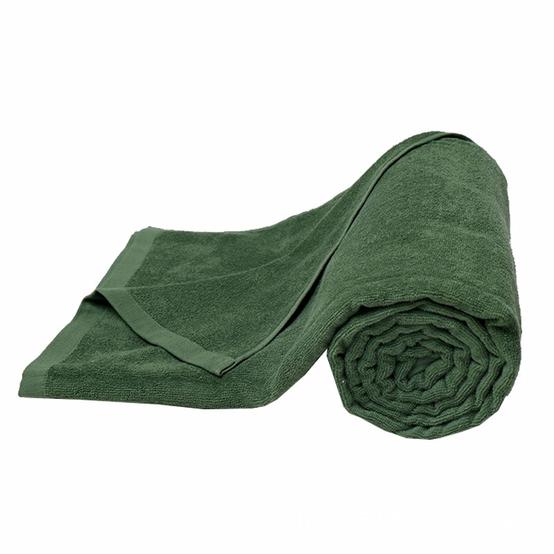 际华 松软毛巾被军训单人毛巾被军绿色军迷毛巾被 厂家直销