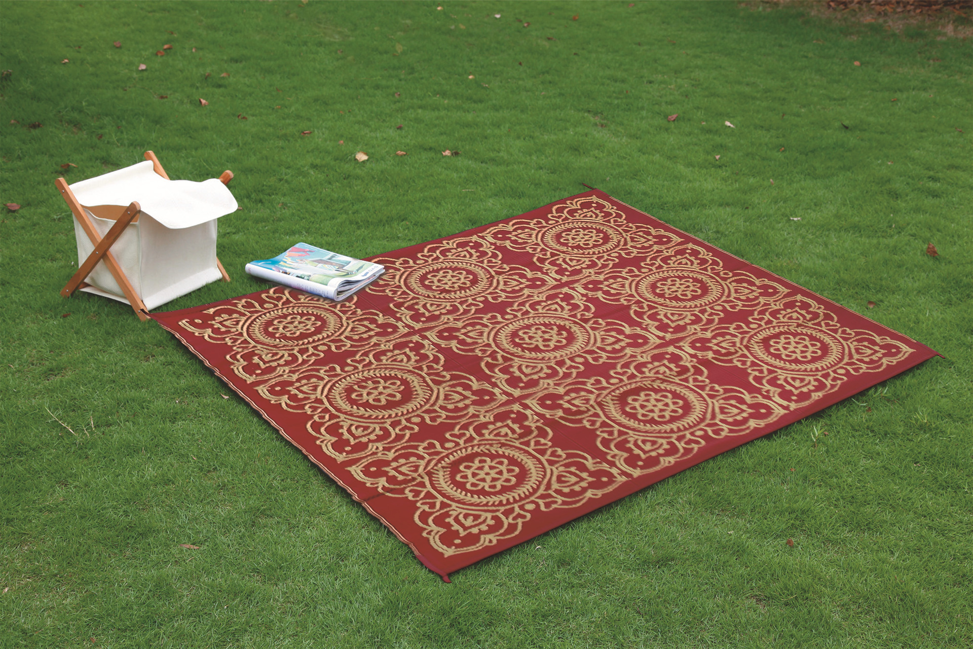 厂家批发pp编织持久耐用庭院帐篷防潮席爬垫花园地垫