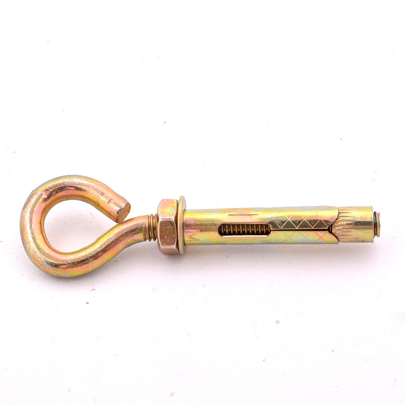 厂家直销6-12羊眼圈膨胀螺丝 镀彩吊环国标膨胀螺栓 带圈膨胀螺丝