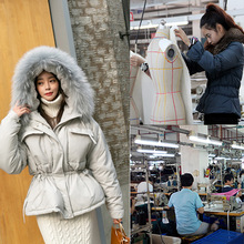 冬季韩版女式手塞棉服加厚毛领夹克轻奢小批量高品质来样加工