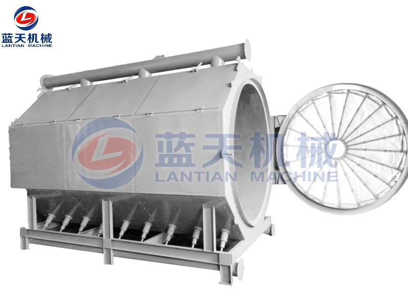 蓝天卧式气流式炭化炉 木炭木棒干馏炭化炉 新型竹木果木碳化设备