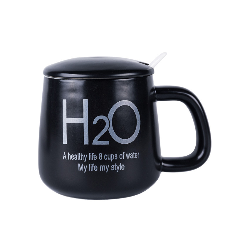 1314 Ceramic Cup Breakfast Cup 520 Couple's Cups Suit Coffee Cup Water Cup Creative Constant Temperature Mug Printing