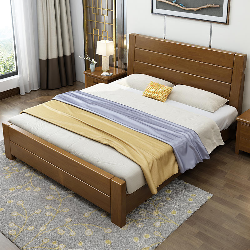 工程单定制实木床出租房屋酒店公寓宾馆款式