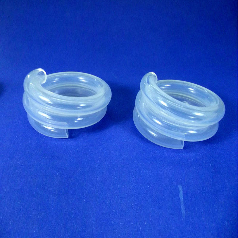 厂家供应定制大量硅胶缠绕管 光纤缠绕管 硅胶螺旋管 蛇形波纹管