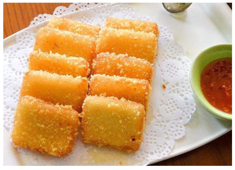 脆皮米糕340克12片 年糕 糯米糕油炸酒店特色手工点心小吃