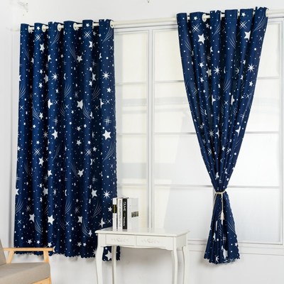 jsh简易窗帘布帘门帘隔帘布料遮尘防尘布料2米宽x2.25米高挂钩窗