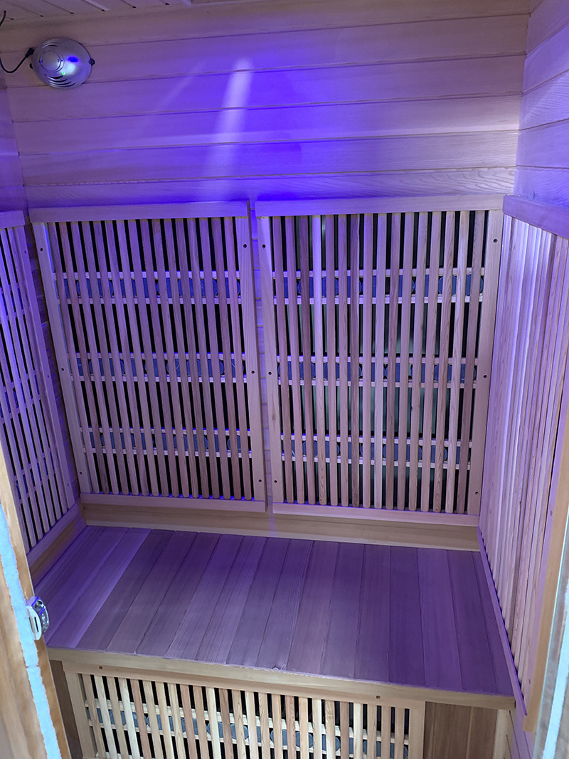 远红外汗蒸房双人红雪松房家用移动桑拿浴箱发汗仓可定制