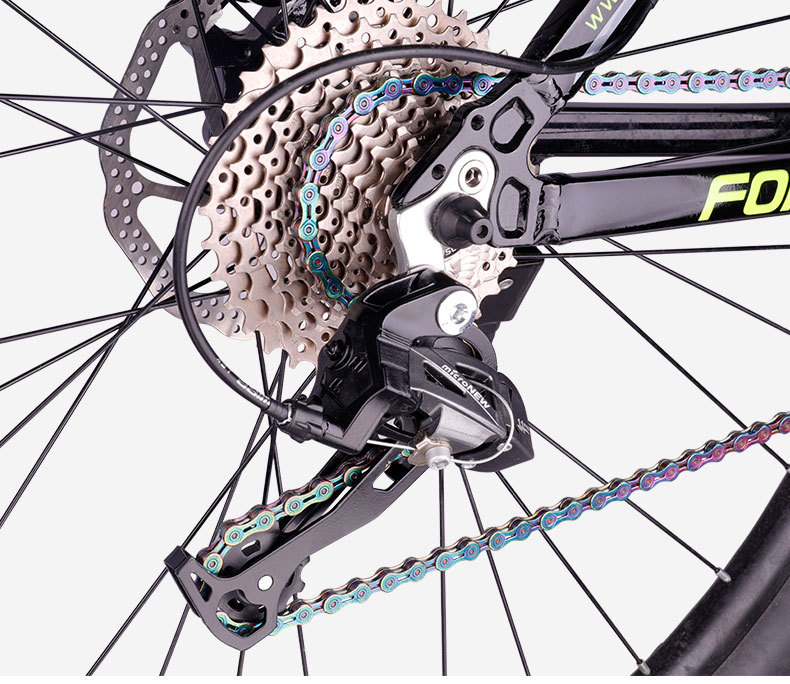 deemount骑行配件山地变速自行车链条9/10/11s速半镂空链子