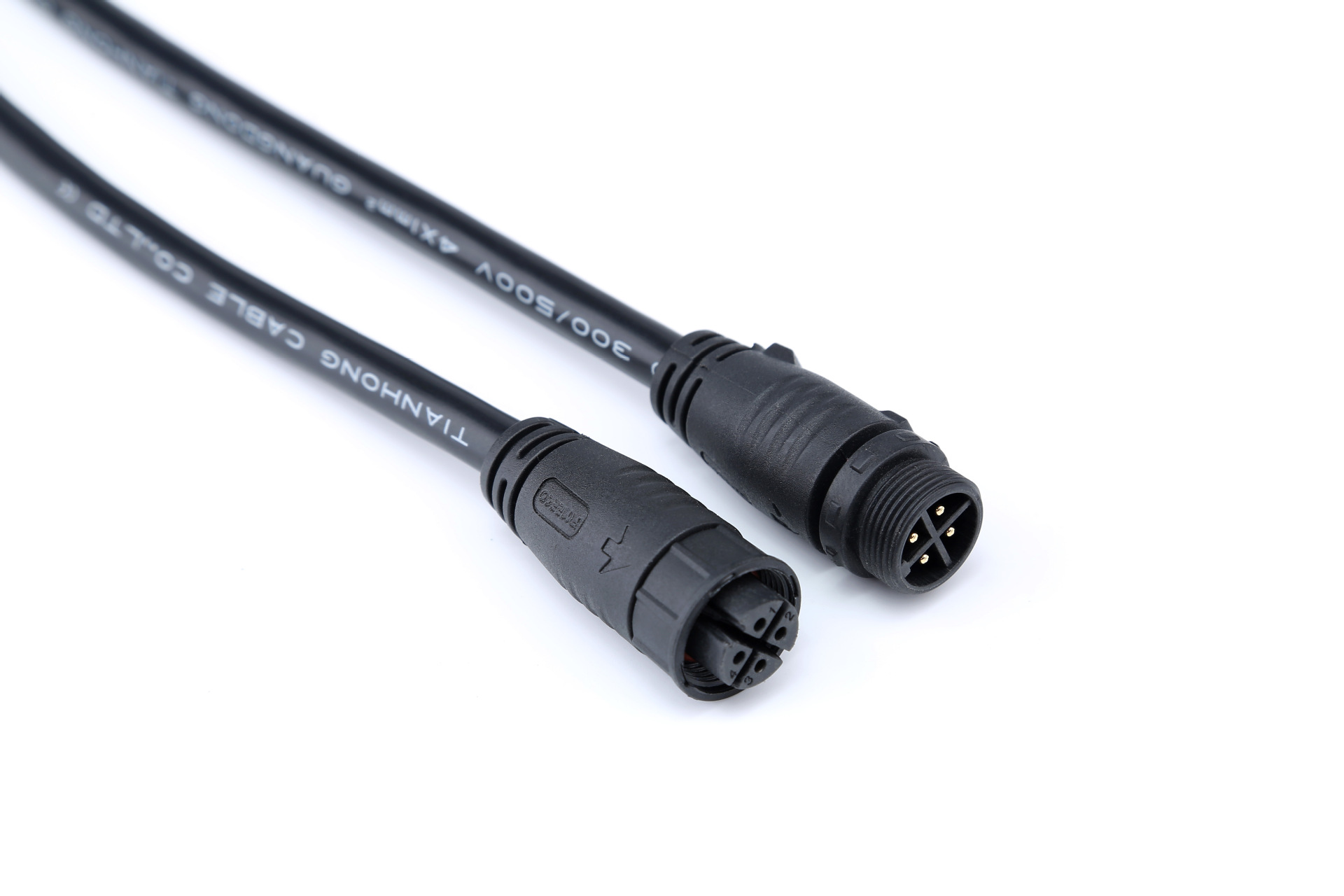 rmeeco 睿玛科供应led路灯尼龙防雨水线 实心端子尼龙接头 ip68