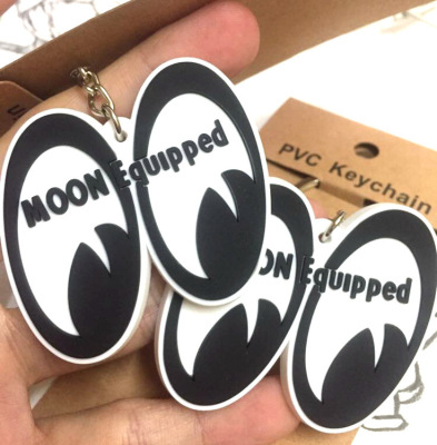 mooneyes 单面钥匙扣钥匙圈 吊牌