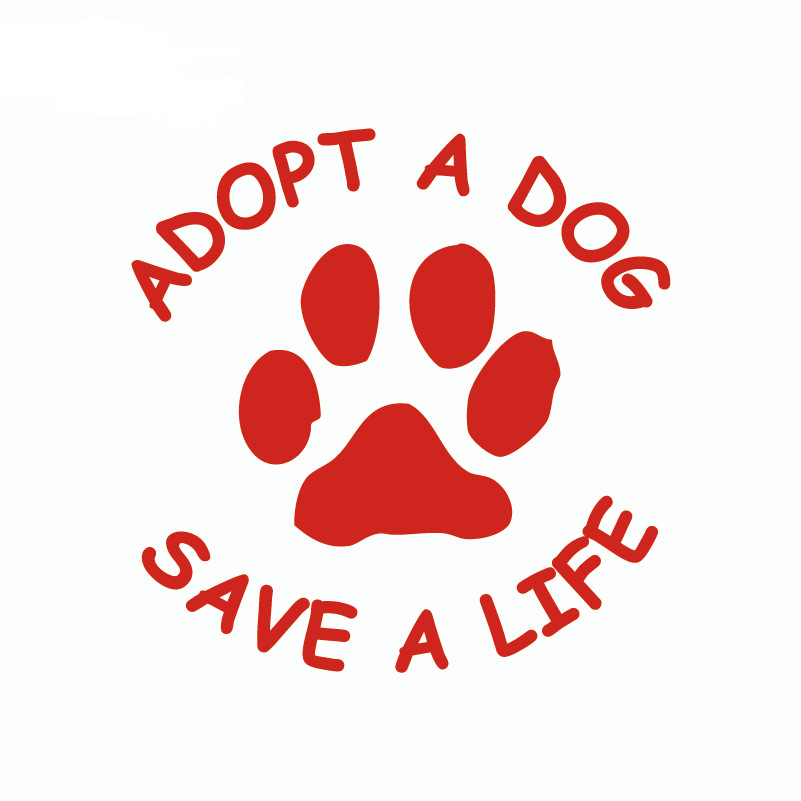 外贸车贴 厂家批发创意定制贴纸 狗脚印 爪印 dog 反光汽车贴纸