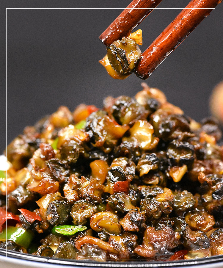 湖南小炒田螺肉200g螺蛳肉干新鲜活冷冻食材下饭菜半成品湘菜袋装