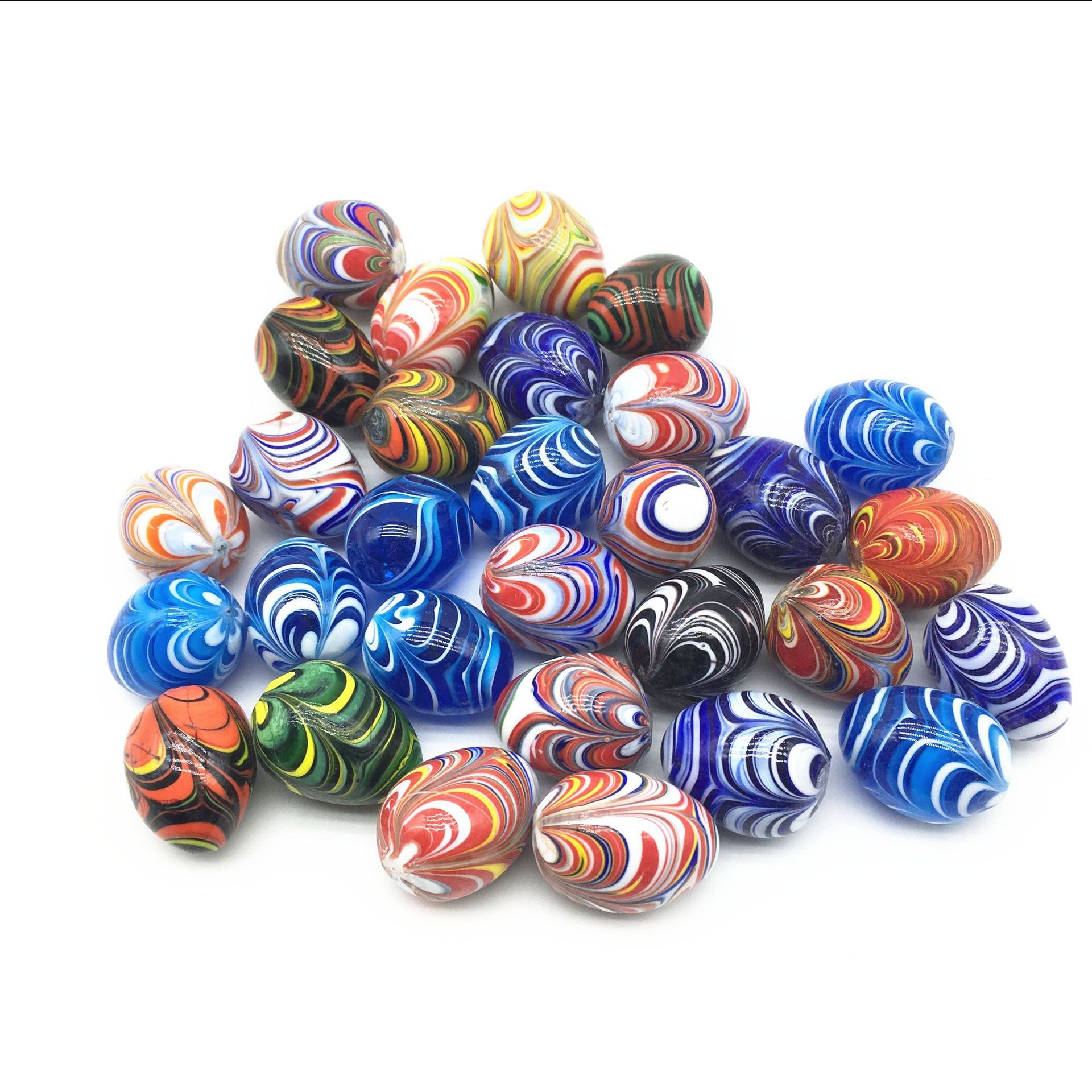 天然彩色鸡蛋石 小号迷你七彩鸡蛋石头旅游工艺品批发-阿里巴巴