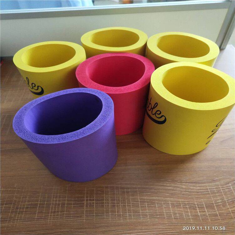 华众供应保温密度橡塑杯套 防烫多色防护nbr发泡杯套