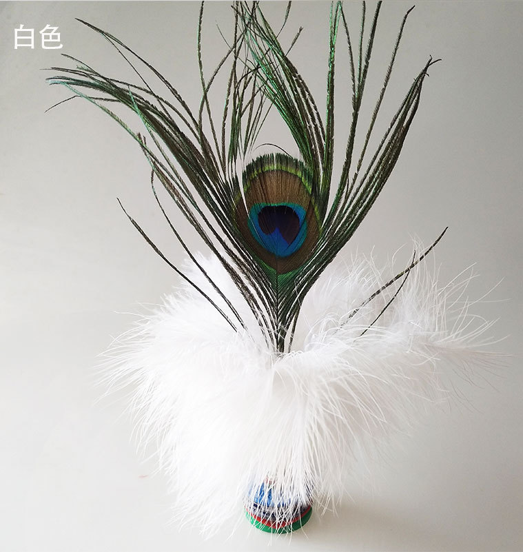 厂家直销毽子火鸡毛孔雀毽子成人健身儿童学生比赛专用彩色绒毛毽