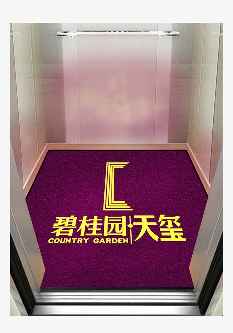 捷成地毯电梯毯 广告电梯logo商场门厅商用家用尼龙印花橡胶毯mp