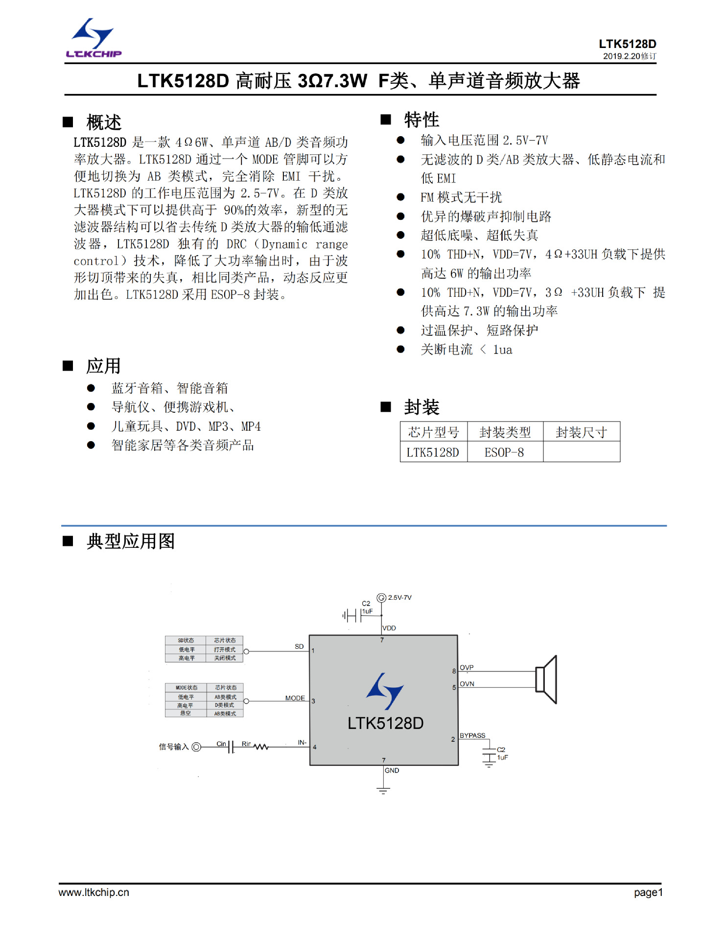 ltk5302引脚图图片