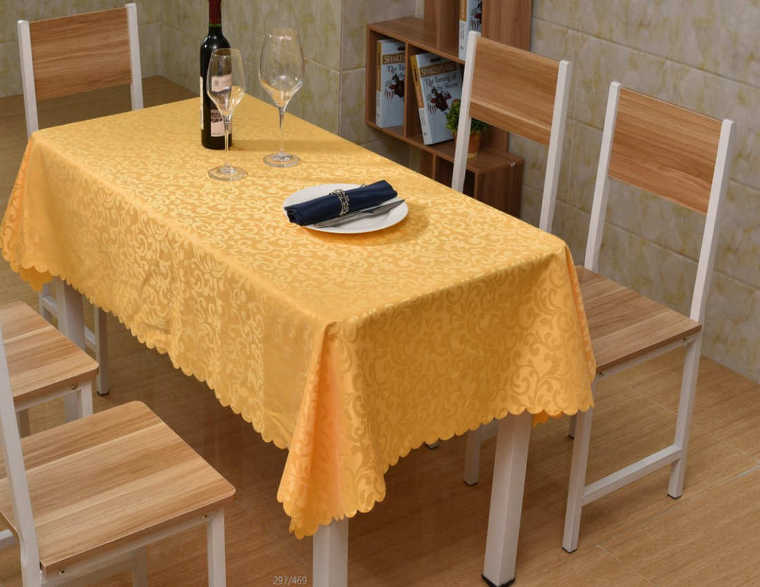 酒店餐厅饭店酒楼大排档方形桌布台布长方形餐桌布定做紫色宝蓝色